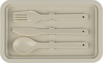 Dvouvrstvý lunchbox, béžová