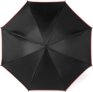 DYCK Automatický deštník, pr.100 cm, zvrchu černý, zespod červený