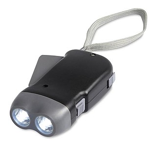 Dynamo 2 LED svítilna, s poutkem - reklamní předměty