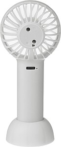 Elektrický ruční ventilátor, bílá