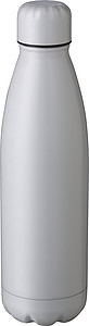 ELVAN Dvouvrstvá nerezová láhev na pití, 500 ml, šedá - reklamní předměty