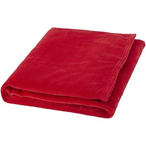 Extra měkký pléd z coral fleece, červený