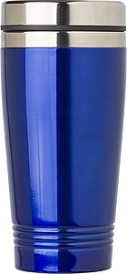 FELIAS Nerezový termohrnek s víčkem, 450 ml, modrá