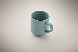 FIKRET Keramický stohovatelný hrnek o objemu 170 ml, tyrkysová