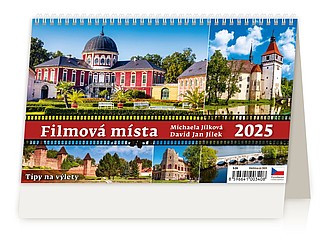 Filmová místa 2025, stolní kalendář - reklamní kalendáře