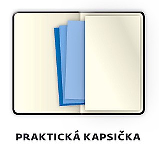Flexies 2026 diář denní A5, tmavě šedý s poutkem