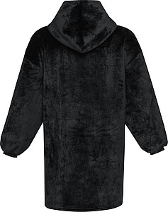 FRAZADA Unisex mikinová televizní deka, černá