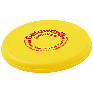 Frisbee z recyklovaného plastu, žluté