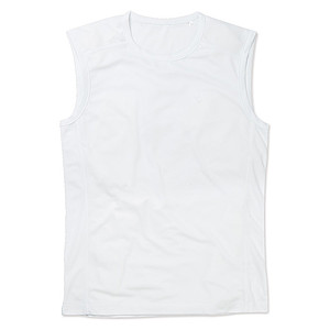 Funkční tílko STEDMAN ACTIVE 140 TANK TOP MEN bílá XXL - trička s potiskem