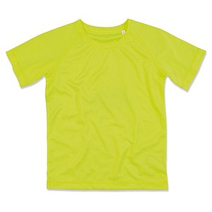 Funkční tričko STEDMAN ACTIVE 140 RAGLAN JUNIOR reflexní žlutá XL