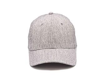 GARETA Sportovní šestipanelová kšiltovka s vyztuženým čelem, šedá