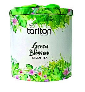 GRENGLOS - TARLTON Green Tea Ribbon Blossom plech 100g - Zelený čaj - reklamní předměty