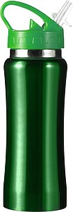 HIMASA Nerezová láhev na pití, 600 ml, zelená