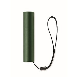 Hliníková dobíjecí svítilna, tmavě zelená
