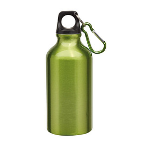 Hliníková láhev na pití, 0,4 l, zelená - reklamní předměty