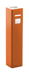 Hliníková powerbanka 2200mAh, oranžová