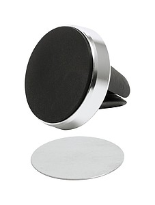 Hliníkový držák na mobil s magnetem s úchytem do větrací mřížky - reklamní předměty