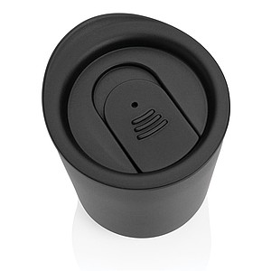 Hrnek na kávu s antibakterální úpravou, objem 250 ml, černá
