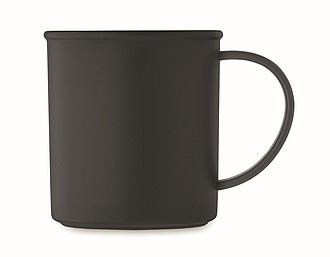 Hrnek o objemu 300ml, recyklovaný plast, černý