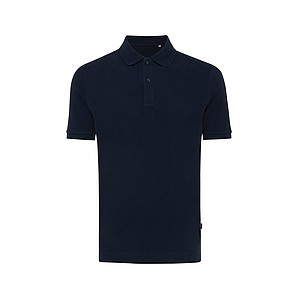 Iqoniq polokošile z recyklované bavlny, námořní modrá, XL