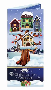 JAFTEA Christmas Tea Calendar 24 druhů čajů - reklamní předměty