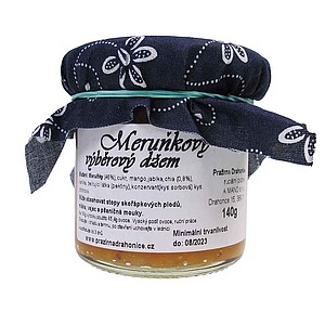 JAMÍK - ovocný džem 140g, meruňkový s chia semínky