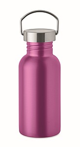 Jednostěnná láhev 500ml, tmavě růžová