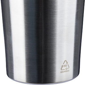 Jednostěnná láhev z recyklované nerezové oceli 750 ml, stříbrná