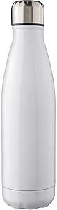 Jednostěnná nerezová lahev 650 ml, bílá