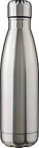Jednostěnná nerezová lahev 650 ml, stříbrná