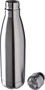 Jednostěnná nerezová lahev 650 ml, stříbrná