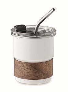 Jednostěnný pohárek 260 ml, bílá - reklamní hrnky