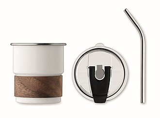 Jednostěnný pohárek 260 ml, bílá