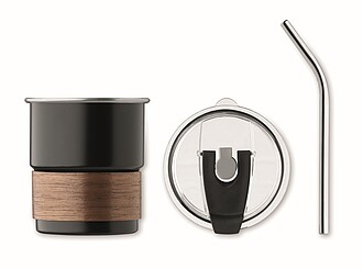 Jednostěnný pohárek 260 ml, černá