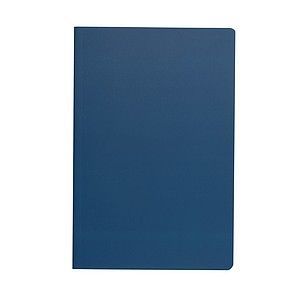 Kamenný poznámkový blok A5 Impact s měkkou vazbou, modrý