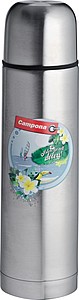 KAMET Vakuová termoska z ušlechtilé oceli, 500 ml, stříbrná