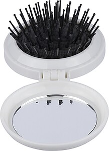 Kazeta s kartáčkem a zrcátkem, bílá