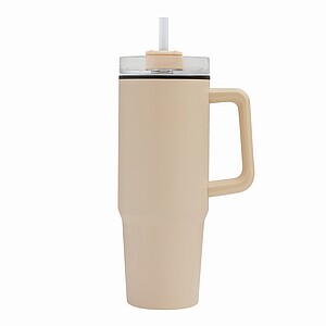 KEFALON Dvoustěnný XXL hrnek, 900 ml, béžová