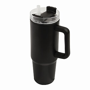 KEFALON Dvoustěnný XXL hrnek, 900 ml, černá