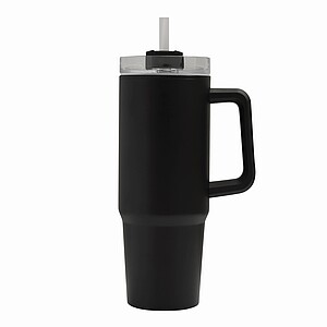 KEFALON Dvoustěnný XXL hrnek, 900 ml, černá
