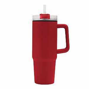 KEFALON Dvoustěnný XXL hrnek, 900 ml, červená