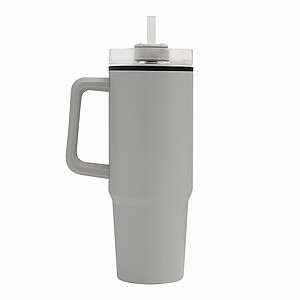 KEFALON Dvoustěnný XXL hrnek, 900 ml, světle šedá
