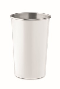 Kelímek 300ml z recyklované nerezové oceli, bílý