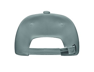 KENDIR Pětipanelová baseballová kšiltovka z konopné látky, šedá