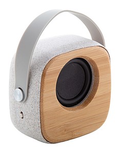 Kepir Bluetooth reproduktor v bambusovém a ekologickém plastovém pouzdře - reklamní předměty
