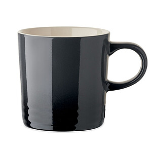 Keramický hrnek 290 ml, tmavě šedá - reklamní hrnky