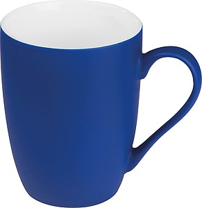Keramický hrnek, 300ml, uvnitř bílý, z venku modrý - reklamní hrnky