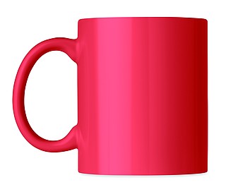 Keramický hrnek v krabičce, 300ml, červený