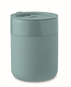 Keramický pohárek 330 ml, petrolejová - reklamní hrnky