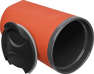 Keramický pohárek 400 ml, oranžová